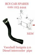 VAUXHALL INSIGNIA INTERCOOLER PIPE ONLY DIESEL 2.0L CDTI NEW 2009 - 2013 (1)