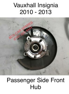 VAUXHALL INSIGNIA   N/S  HUB   FRONT  PASSENGER SIDE     2010 - 2013