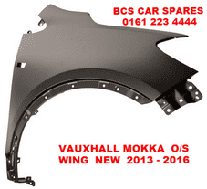VAUXHALL MOKKA  WING  DRIVERS SIDE  O/S  NEW  2013 - 2016 (1)