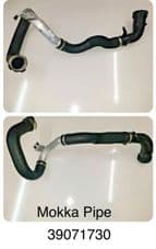 VAUXHALL MOKKA. INTER COOLER PIPE INC PLASTIC ELBOW NEW 39071730