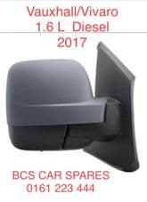 VAUXHALL VIVARO DOOR MIRROR ELECTRIC DRIVERS SIDE Primed
