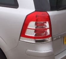 VAUXHALL ZAFIRA  2008 - 2011   N/S REAR LIGHT  PASSENGER SIDE REAR