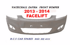 VAUXHALL ZAFIRA B FRONT BUMPER 2013 2014 FACELIFT ( NOT TOURER ) NEW NEW ( IN PRIMER )