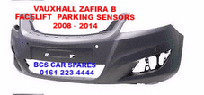 VAUXHALL ZAFIRA B  FRONT BUMPER  FACELIFT  PARKING SENSORS TYPE  2008 - 2009 - 2010 - 2011 - 2012   NEW  PRIMER )