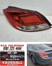 VAUXHALL. INSIGNIA. REAR LIGHT. PASSENGER SIDE ( HATCHBACK MODEL ). 09 10 11 12 REG