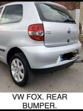 VW FOX REAR BUMPER SILVER