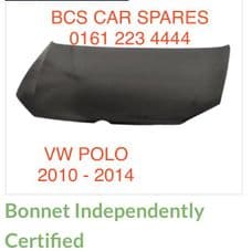 VW POLO BONNET NEW 2010 - 2011 - 2012 - 2013 NEW