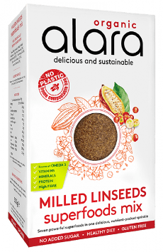 Alara Organic Milled Linseeds - Superfoods Mix 6 x 500g