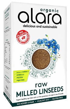 Alara Organic Raw Milled Linseeds 6 x 500g