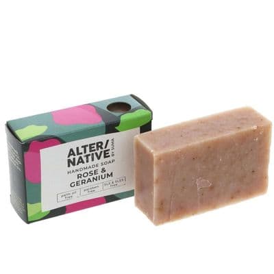 Alter/Native Boxed Soap Rose & Geranium 95g