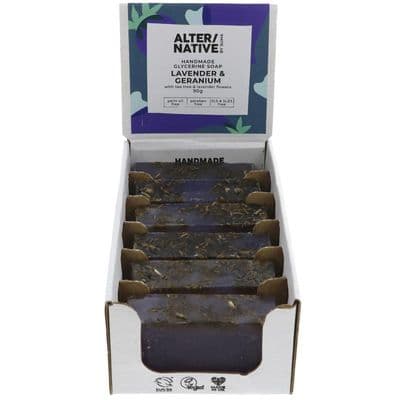 Alter/Native Lavender & Geranium Glycerin Soap 90g
