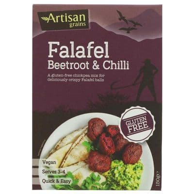 Artisan Grains Falafel Mix Beetroot & Chilli 6 x 150g