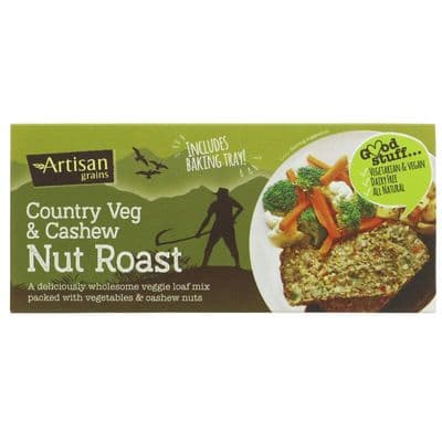 Artisan Grains Nut Roast Country Veg & Cashew 6 x 200g