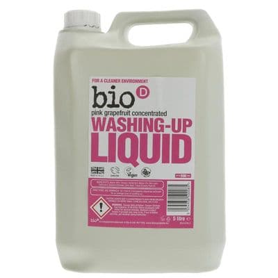 Bio D Washing Up Liquid Pink Grapefruit 5 Litre