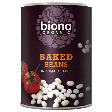Biona Organic Baked Beans in Tomato Sauce 420g