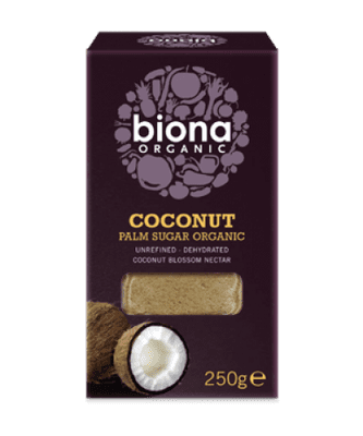 Biona Organic Coconut Palm Sugar Unrefined 250g