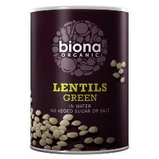 Biona Organic Green Lentils 400g