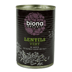 Biona Organic Lentils Vert 400g