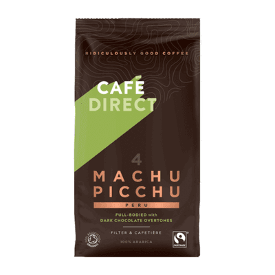 Cafe Direct Organic Machu Picchu Ground Coffee (4) 6 x 227g