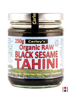 Carley's Organic Raw Black Sesame Tahini 250g