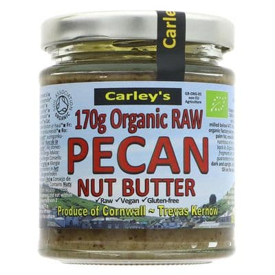 Carley's Organic Raw Pecan Nut Butter 170g