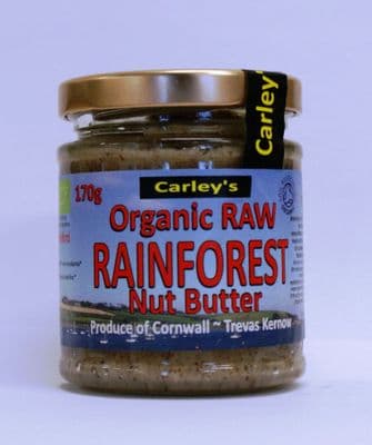 Carley's Organic Raw Rainforest Nut Butter 170g