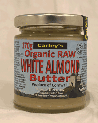 Carley's Organic Raw White Almond Butter 170g