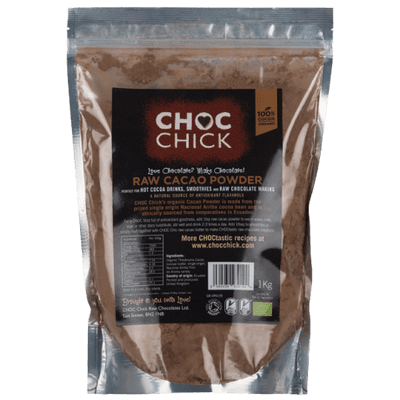 Choc Chick Raw Organic Cacao Powder 1kg