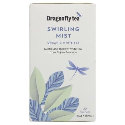 Dragonfly Organic Swirling Mist White Tea 4 x 20 Bags