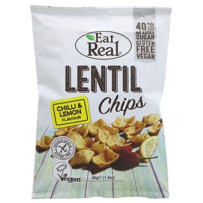 Eat Real Chilli & Lemon Lentil Chips