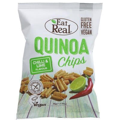 Eat Real Chilli & Lime Quinoa Chips 12 x 30g