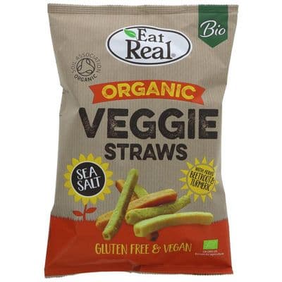 Eat Real Organic Veggie Straws 10 x 100g