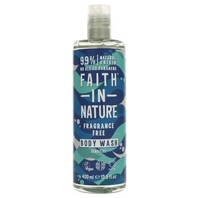 Faith in Nature Body Wash Fragrance Free 400ml