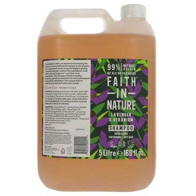 Faith in Nature Lavender & Geranium Shampoo 5 Litre