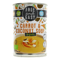 Free & Easy Organic Carrot & Coconut Soup 400g