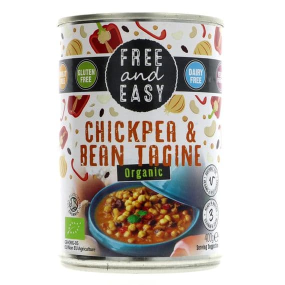 Free & Easy Organic Chickpea & Bean Tagine 400g