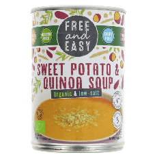 Free & Easy Organic Sweet Potato & Quinoa Soup 400g