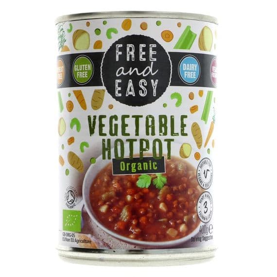 Free & Easy Organic Vegetable Hotpot 400g