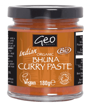 Geo Organics Bhuna Curry Paste 6 x 180g