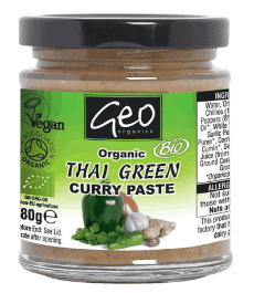 Geo Organics Thai Green Curry Paste 6 x 180g