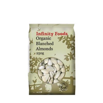 Infinity Foods Almonds Blanched Organic 250g