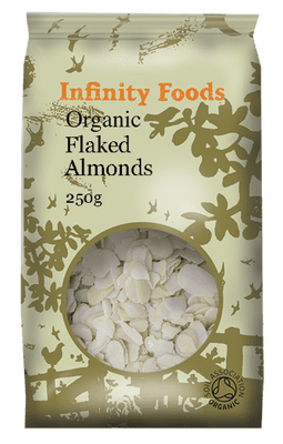 Infinity Foods Almonds Flaked Organic 250g