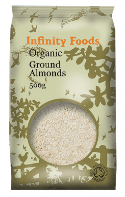 Infinity Foods Almonds Ground Organic 500g