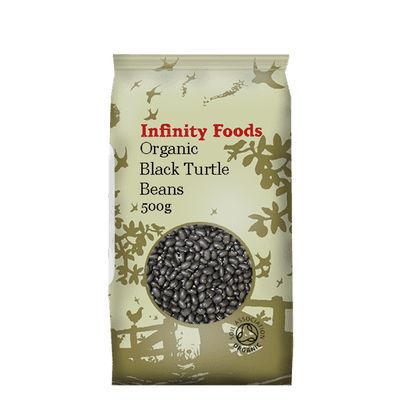 Infinity Foods Black Turtle Beans Organic 500g
