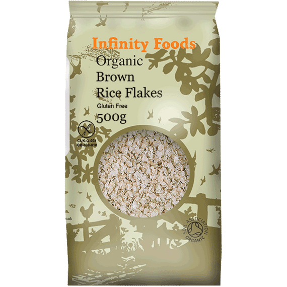 Infinity Foods Brown Rice Flakes Organic 500g