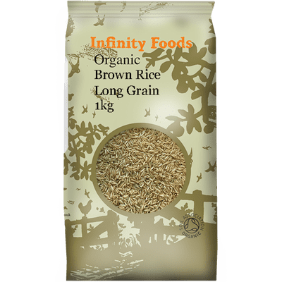 Infinity Foods Brown Rice Long Grain Organic 1kg
