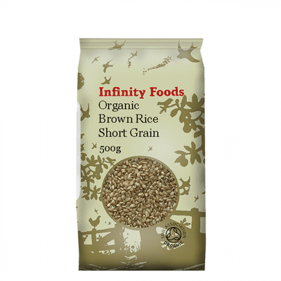 Infinity Foods Brown Rice Short Grain Organic 500g