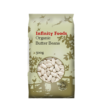 Infinity Foods Butter Beans Organic 500g