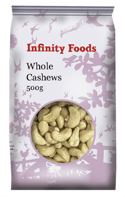 Infinity Foods Cashews Whole (Non-Organic) 500g