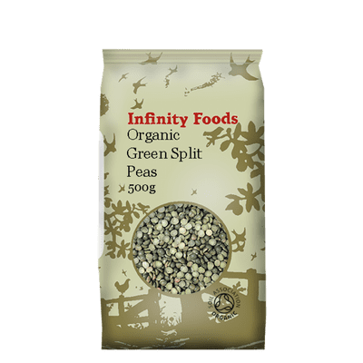 Infinity Foods Green Split Peas Organic 500g